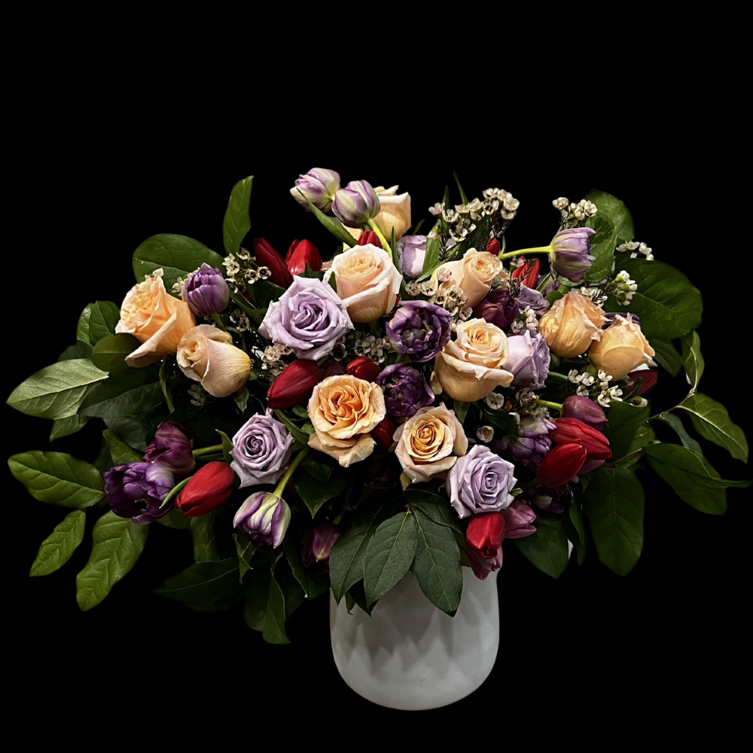 Lux Floral Arrangement & Centrepiece with Vase