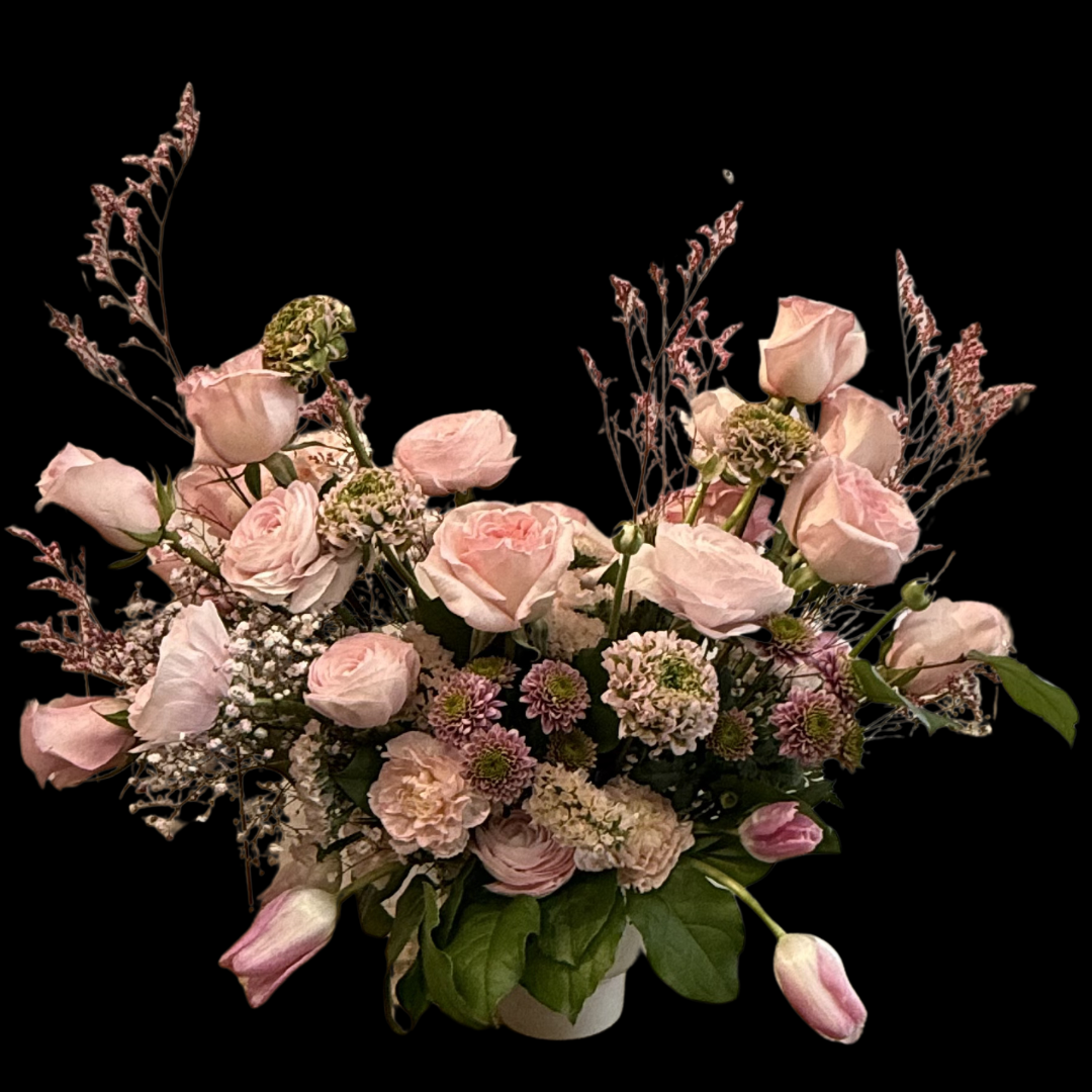 Lux Floral Arrangement & Centrepiece with Vase