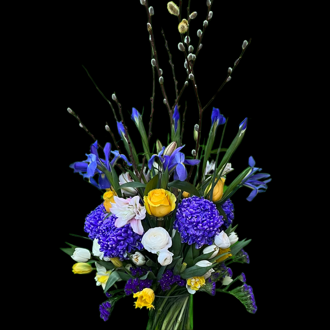 Portland Market: Toronto Florist & Gift Shop. Freshly arranged bouquets with tulips, lilies, chrysanthemum and iris for mother's day