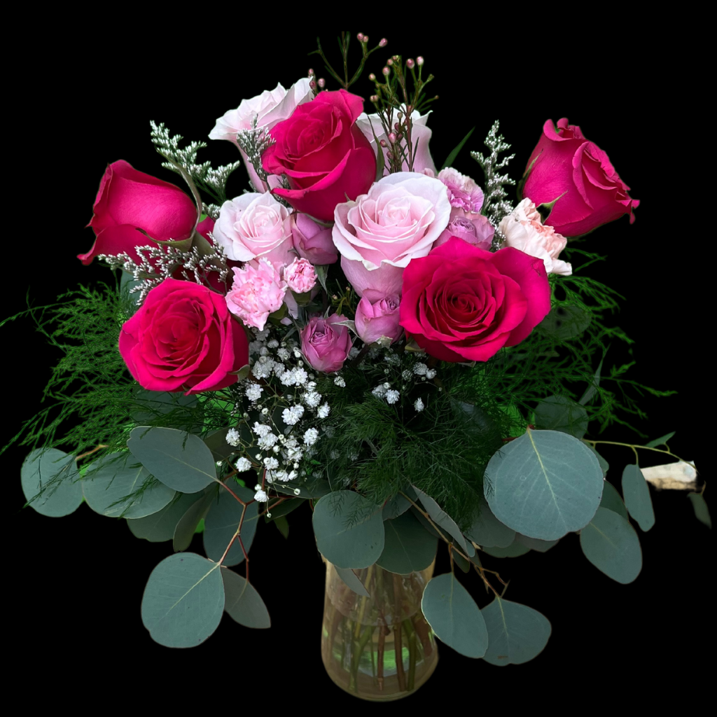 Studio Floral Arrangement & Centrepiece with Vase