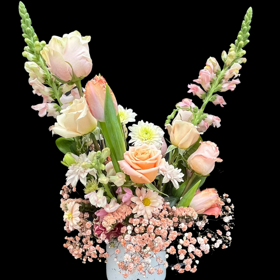 Studio Floral Arrangement & Centrepiece with Vase