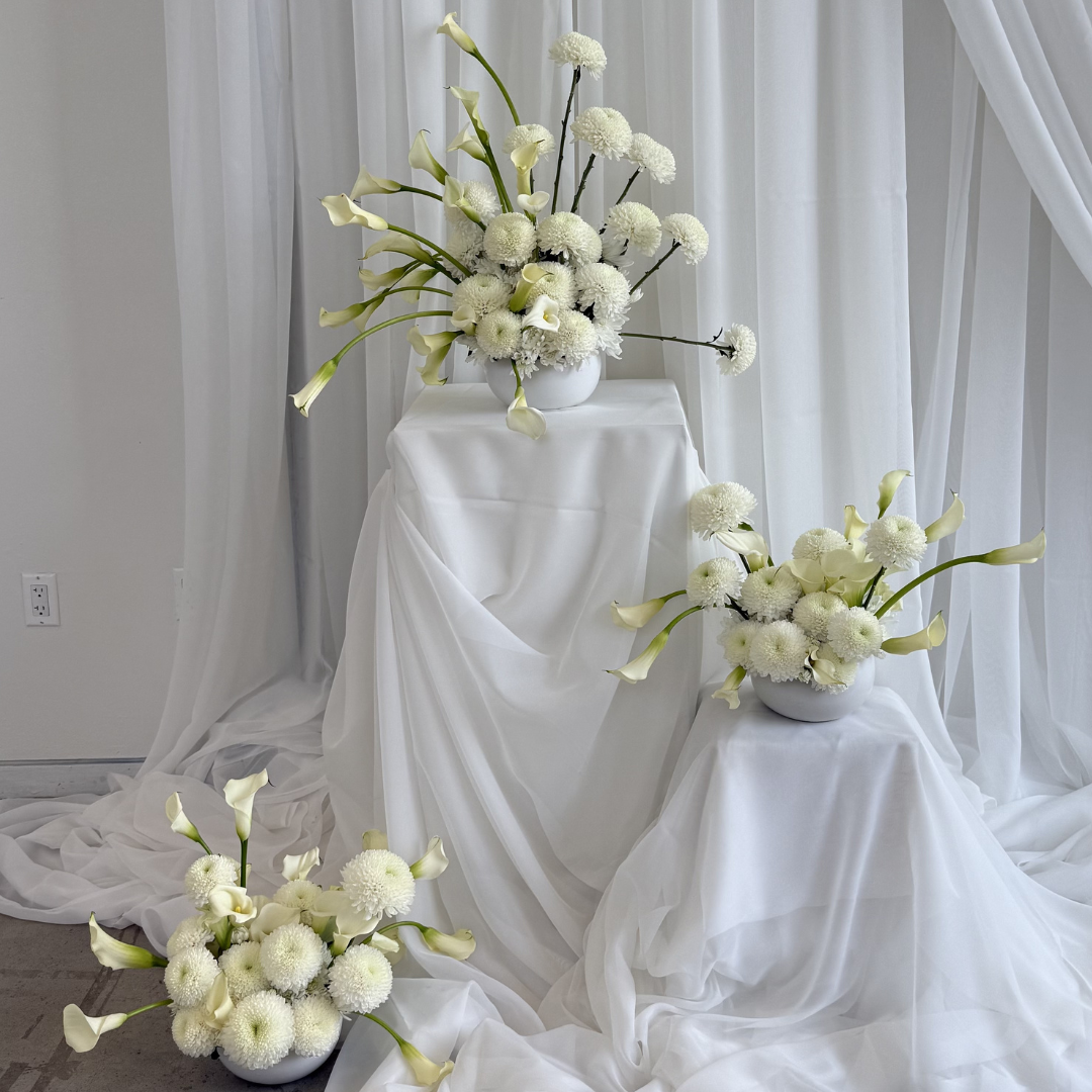Lux Floral Arrangement & Centrepiece with Vase