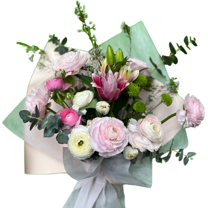 Portland Market: Toronto Florist & Gift Shop. Freshly arrange ranunculus d bouquets with tulips, lilies and iris for mother's day