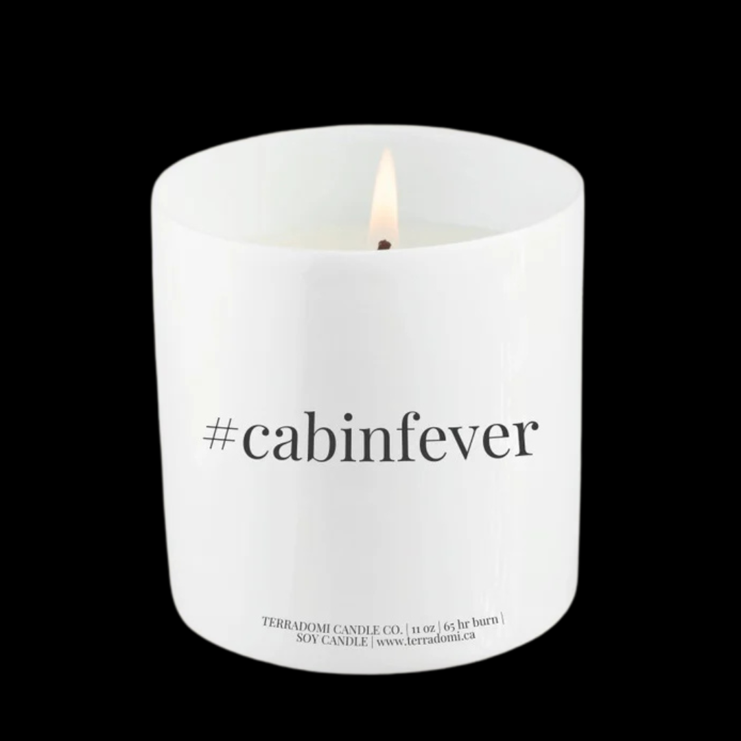 CABIN FEVER | Terradomi Signature Candles | Cedarwood + Citrus Candle