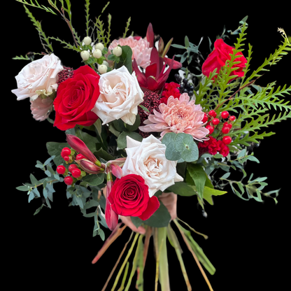 Portland Market: Toronto Florist & Gift Shop. Freshly arranged bouquets -white and red roses