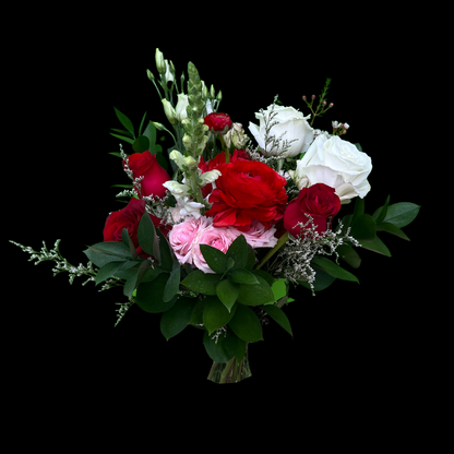 Valentine's Day - Luxury Red roses with greenery– an elegant arrangement of fresh flowers, perfect for Valentine's Day, Anniversaries, Birthdays, Mother's Day as well as any romantic occasion. Ideal for those seeking Downtown Toronto Florist-Portland Market- King West  District is a luxury flower shop with Bespoke bouquets and arrangements, classic centerpieces or premium arrangements are timeless floral gifts.