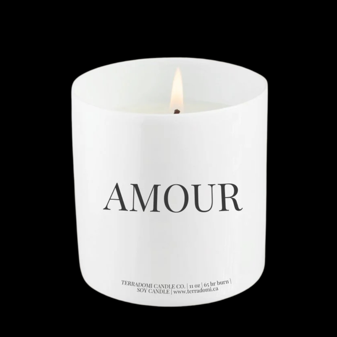 AMOUR | Terradomi Signature | Bergamot + Vanilla Candles