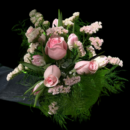 Portland Market - Toronto Florist Gift Shop - Pet-Friendly, Elegant, luxury bouquet featuring status, tulips and roses,with a touch of greenery perfect for Mother's Day, Birthdays and Valentine's Day.